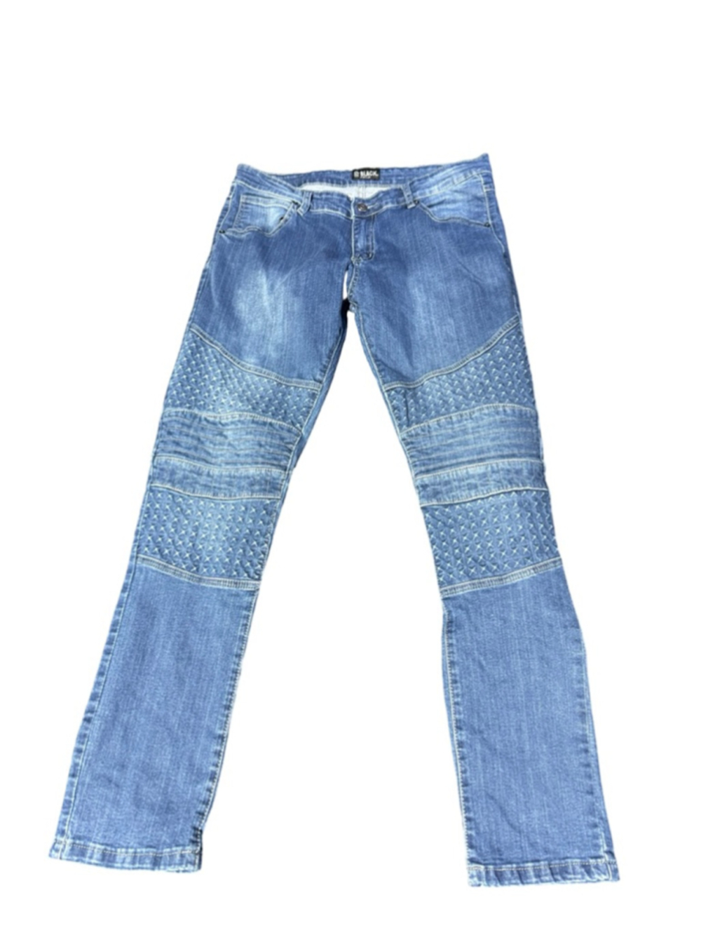 Men's BLACK PREMIUM Skinny Blue Jeans Waist 34 #901